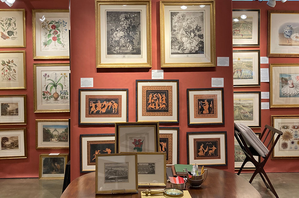 Fine Antique Prints booth exhibit