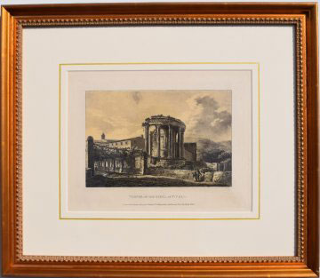 Fine Antique Prints Merigot Temple Sybil Tivoli