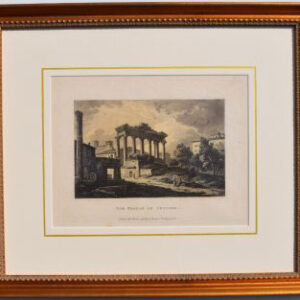 Fine Antique Prints Merigot Temple of Concord