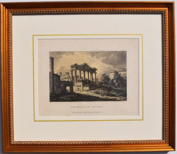 Fine Antique Prints Merigot Temple of Concord