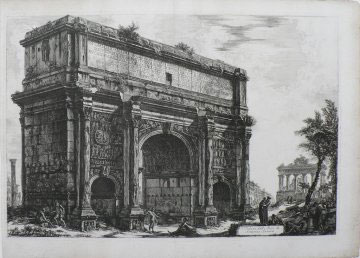 Fine Antique Prints Piranesi Sept V