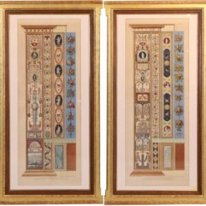 Fine Antique Prints Rafaele Stanza pair