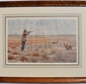 A. B. Frost (English Snipe Shooting) The Shooting Pictures. New York: Charles Scribner, 1895. Framed