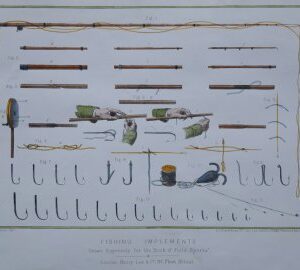 (Fishing Implements - Rods and Hooks ) The Book of Field Sports, and Library of Veterinary Knowledge. Vol.II. London, c. 1870