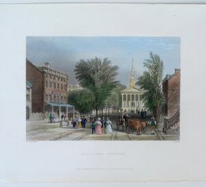(Ballston Springs) William H. Bartlett. American Scenery. London, 1839