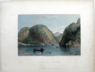 (Lake George) American Scenery. George Virtue, London, 1839