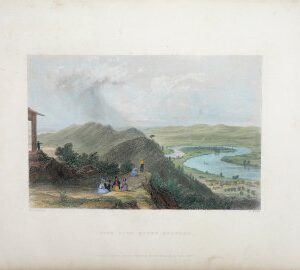 (Mount Holyoke) William H. Bartlett. American Scenery, 1839