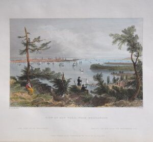 (New York City) William H. Bartlett. American Scenery. London, 1839