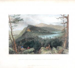 (Mountain House) William H. Bartlett. America Scenery. London, 1839