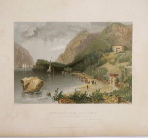 (Cold Spring Harbor) William Bartlett. American Scenery, London, 1839