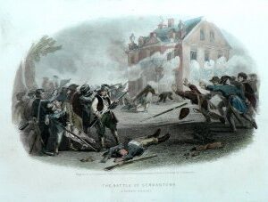 (The Chew House) The Battle of Germantown. Philadelphia: J.M. Butler, ca. 1860