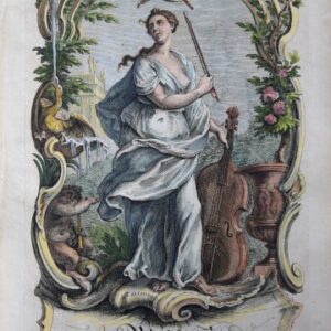 (Calliope) George Bickham. Bickham’s Musical Entertainer. Vol 11 London 1739