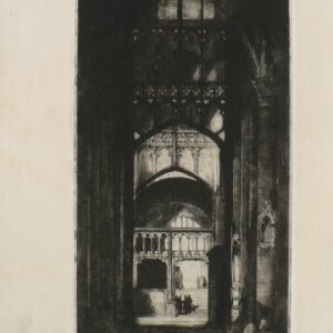 David Young Cameron. Gloucester. Etching. 1931