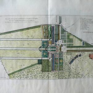 (Garden plan)... Caversham... Vitruvius Brittanicus... London, 1715-1738