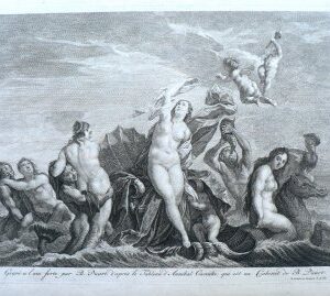 Galatea Riding in Triumph after Carache. French, 1730-35