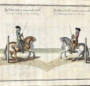 William Cavendish. (Horsemanship) Plate 38 La Methode et Invention Nouvelle
