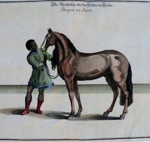 William Cavendish. (Horsemanship) Plate 7 La Methode et Invention Nouvelle… Antwerp, (1657)