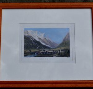 (Chamonix, Mt Blanc, Glacier) printed Briquet et Fils, Geneve, 1850