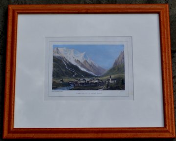 (Chamonix, Mt Blanc, Glacier) printed Briquet et Fils, Geneve, 1850
