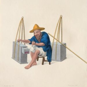 (Mender of Porcelain) After Pu Qua. Costume of China. London, [1799-1804] - 1821