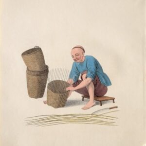 (Basketweaver) After Pu Qua. Costume of China. London, [1799-1804] - 1821