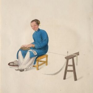 (Twisting Cotton) After Pu Qua. Costume of China. London, [1799-1804] - 1821