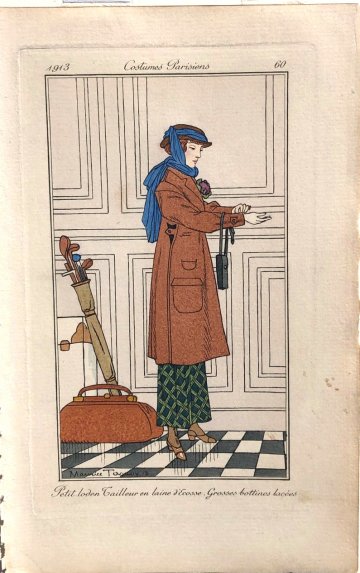 (Golf, Ladies) Plate 60. Journal des Dames...Paris, 1912-1914