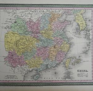 (China) Thomas Cowperthwait. Universal Atlas. Philadelphia 1850