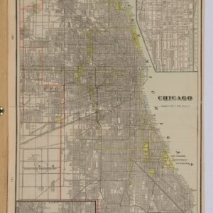 Cram, George. Chicago. Chicago: George Cram, ca. 1890