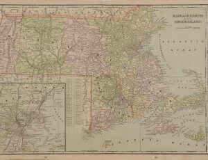 Massachusetts, Rhode Island) Chicago: George Cram, ca. 1890