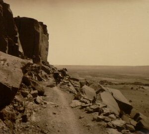 Edward S. Curtis. On the Trail. Unpublished bromide photograph. Circa 1907-1930