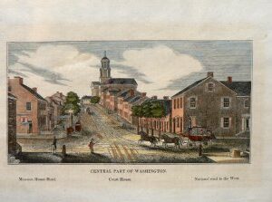 (Central Washington) Washington Irving. Life of Washington. New York: G.P Putnam, c. 1860