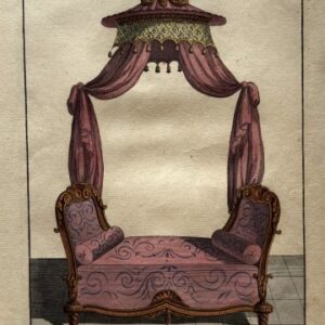 After Jean-Charles Delafosse (Chinese Bed) Ameublement. Paris 1768