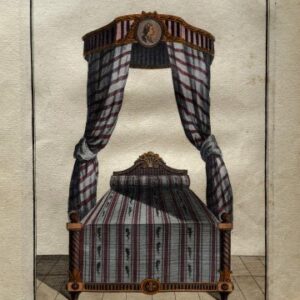 After Jean-Charles Delafosse (English Bed) Ameublement. Paris 1768