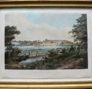 After Thomas Doughty. Fair Mount Water Works. Phila: Carey & Lea, ca. 1826