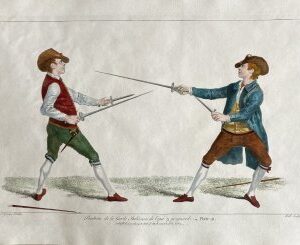 Angelo, Domenico. Plate 41. L'Ecole d'Armes. London, 1763