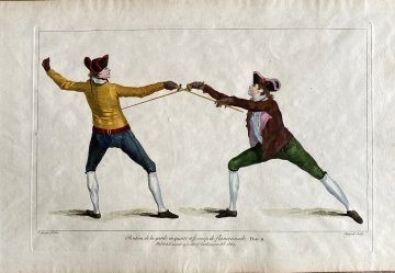 Angelo, Domenico. Plate 9. L'Ecole des Armes. London, 1763