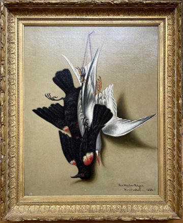 Folger, James Walter. (Trompe l'oeil still-life) Nantucket, 1886