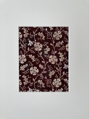 French Provencal Fabric Design painting No 2, c. 1850