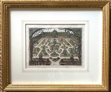 (Formal Dutch Garden) Crispijn van de Passe. Hortus Floridus. Utrecht, 1614-1617.