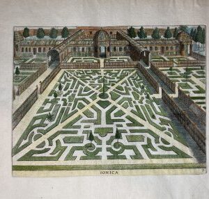 Hans Vredeman de Vries ( Pl 7 Ionica ) Hortorvm viridariorvmqve. Amsterdam 1583
