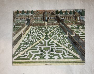 Hans Vredeman de Vries ( Pl 7 Ionica ) Hortorvm viridariorvmqve. Amsterdam 1583