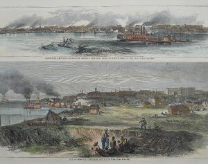 (Louisville KY, Memphis, TN) Harpers Weekly. New York May 5, 1866