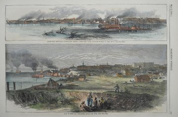 (Louisville KY, Memphis, TN) Harpers Weekly. New York May 5, 1866