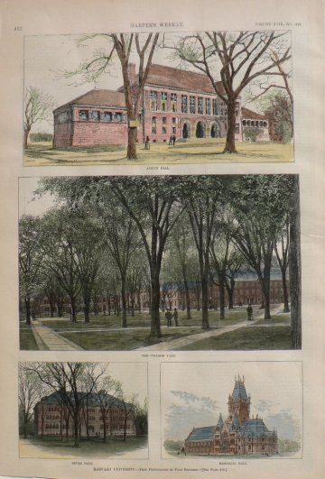 Harvard University. New York: Harpers Weekly, 1885.