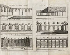 After Alexander Le Blond. (Hedges). The Theory and Practice of Gardening… London: Bernard Lintot, 1728