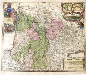 (Aquitaine) Johann Baptiste Homann. Nurenberg, ca. 1730