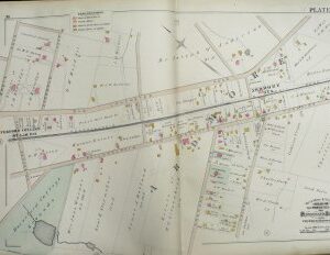 G.M. Hopkins. (Haverford, Ardmore) Pl. 5 Atlas of Bryn Mawr and Vicinity...Pennsylvania R.R. Philadelphia, 1881