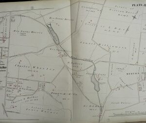 G.M. Hopkins. (Haverford, Bryn Mawr) Pl. 8 Atlas of Bryn Mawr and Vicinity...Pennsylvania R.R. Philadelphia, 1881