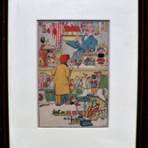 William Heath Robinson (At the Toy Store) London, ca. 1910